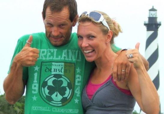 Stevan Ditter parents Michael and Lisa in 2011.